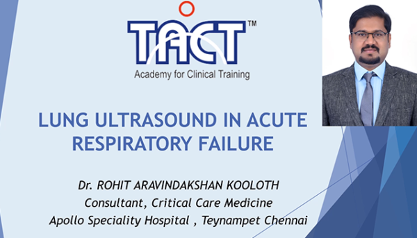 Lung Ultrasound in Acute Respiratory Failure - TACT